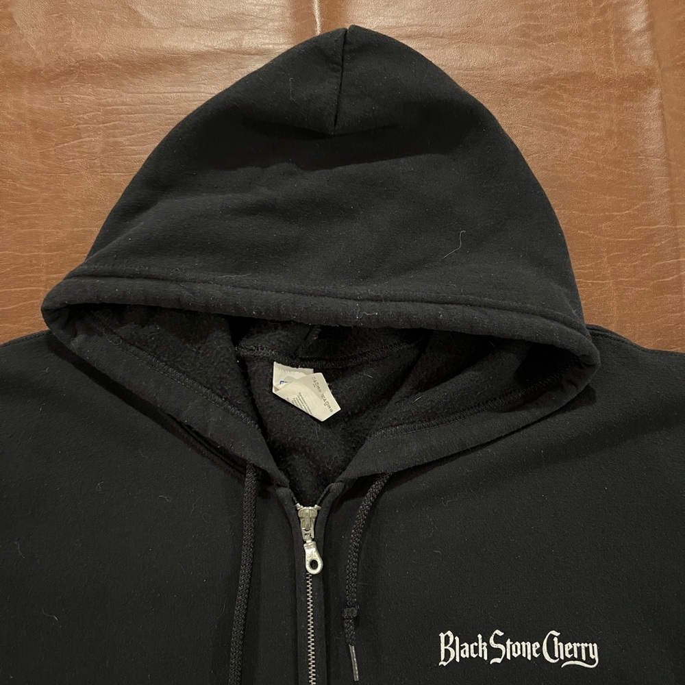 Rare Black Stone Cherry Band Full Zip Hoodie Sweatshirt - Size Large - Picture 4 of 12